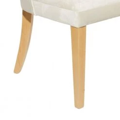 White Wood Contemporary Dining Chair (Set of 2) by Litton Lane -Outlet Litton Lane Store white litton lane dining chairs 041255 44 1000