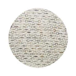 18 in. White Cylinder Shell End Table with Gold Base by Litton Lane 16 18 in. White Cylinder Shell End Table with Gold Base by Litton Lane -Outlet Litton Lane Store white litton lane end side tables 74045 77 1000