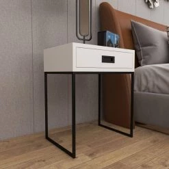 Light Grey Wood Contemporary Accent Table by Litton Lane -Outlet Litton Lane Store white litton lane end side tables 85457 4f 1000