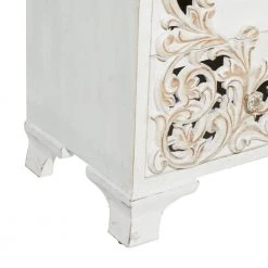 White Farmhouse Wood Chest by Litton Lane -Outlet Litton Lane Store white litton lane sideboards buffet tables 39733 44 1000