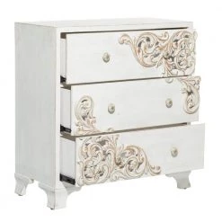 White Farmhouse Wood Chest by Litton Lane -Outlet Litton Lane Store white litton lane sideboards buffet tables 39733 c3 1000