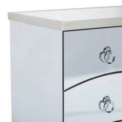White Wood Glam Chest by Litton Lane -Outlet Litton Lane Store white litton lane sideboards buffet tables 56692 1f 1000