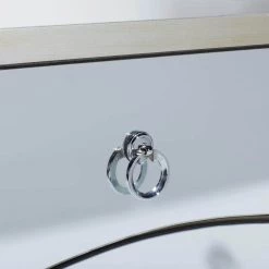 White Wood Glam Chest by Litton Lane -Outlet Litton Lane Store white litton lane sideboards buffet tables 56692 44 1000