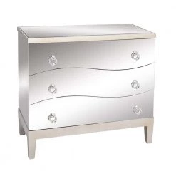 White Wood Glam Chest by Litton Lane