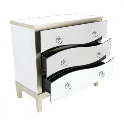 White Wood Glam Chest by Litton Lane -Outlet Litton Lane Store white litton lane sideboards buffet tables 56692 77 1000